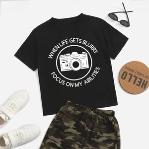 When Life Gets Blurry Focus On My Abilities Awareness Shirts